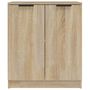 Voir la diapositive 4 : VIDAXL Buffets 2 pcs Chene sonoma 60x30x70 cm Bois d'ingenierie