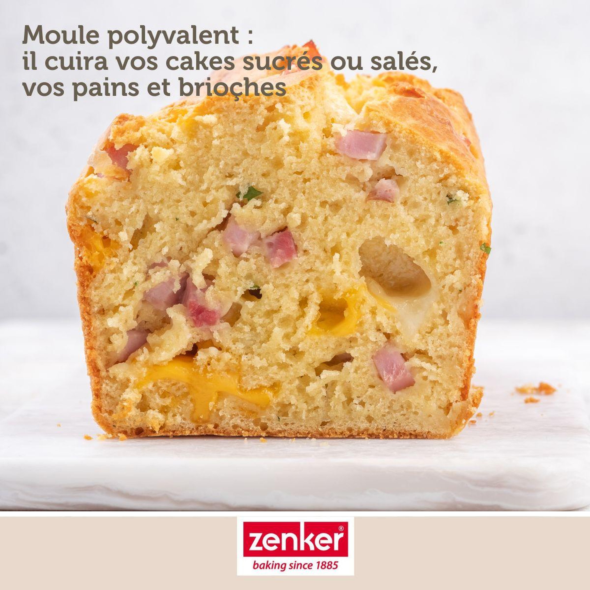 Voir la diapositive 5 : ZENKER Moule à cake 31,5 cm zenker silicone fibre de verre