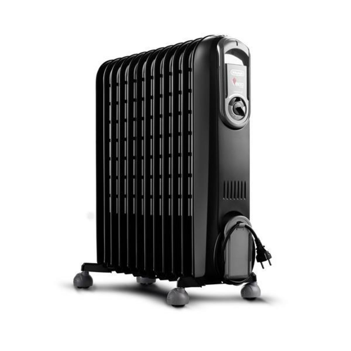 DELONGHI Radiateur bain d'huile 2500w noir - V551225.BG