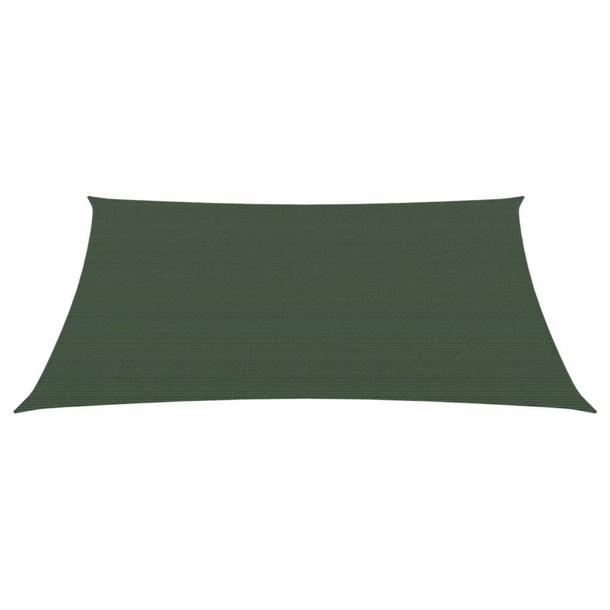 VIDAXL Voile d'ombrage 160 g/m^2 Vert fonce 3/4x3 m PEHD