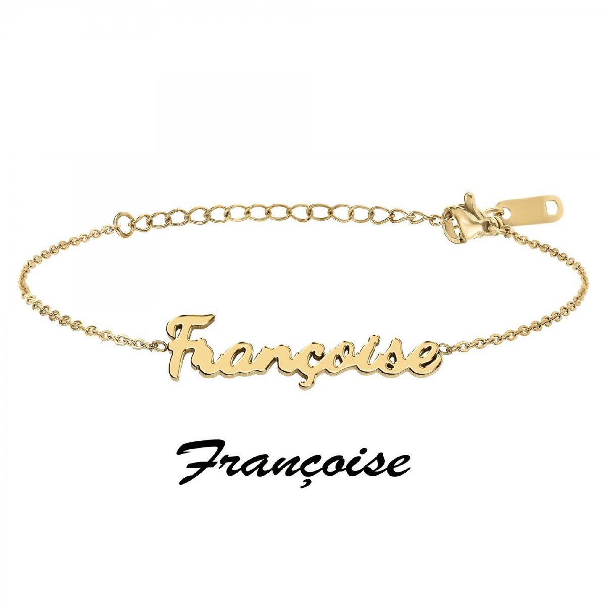 Voir la diapositive 3 : SC CRYSTAL Françoise - Bracelet prénom