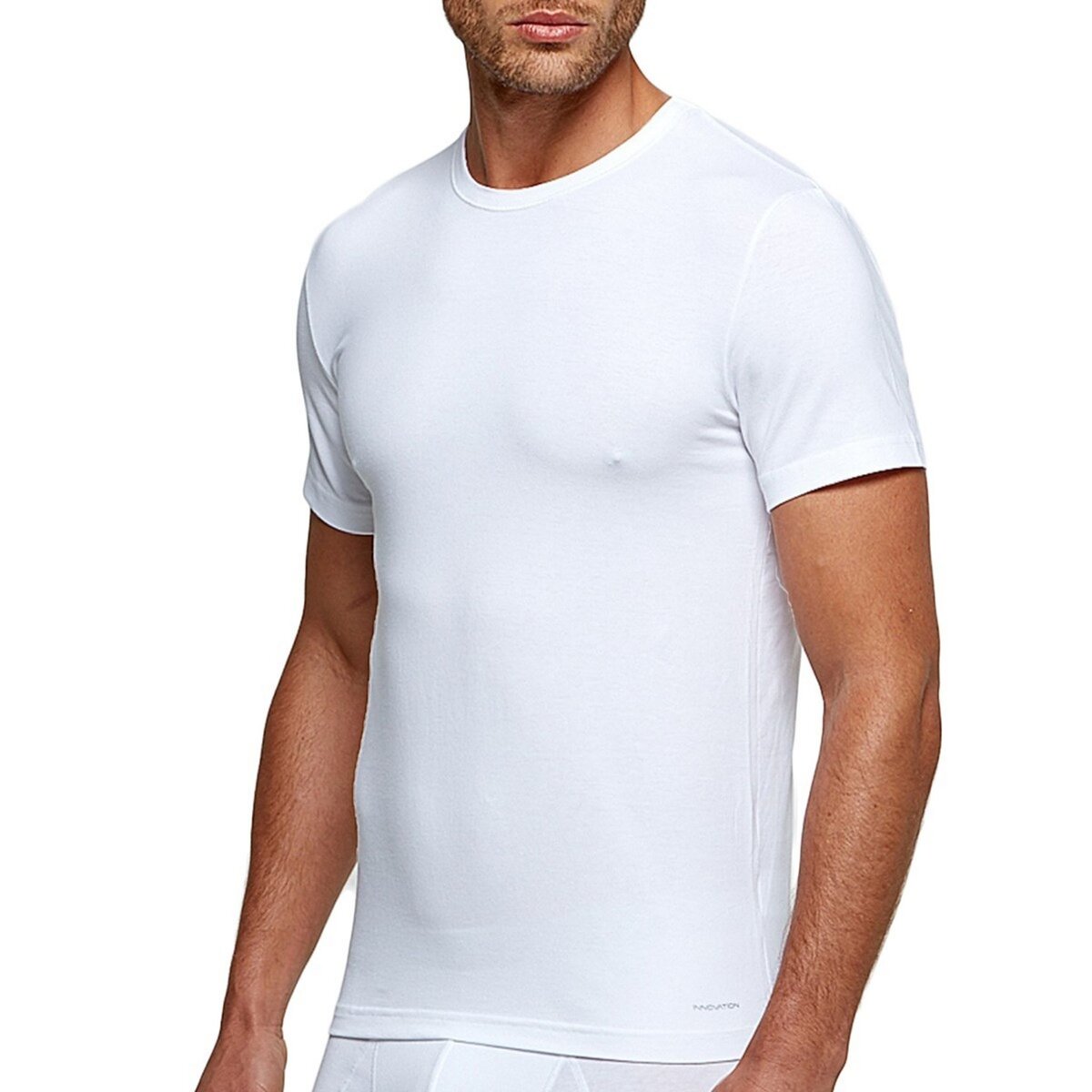 T shirt blanc tricot de peau homme r gulateur de temp rature pas