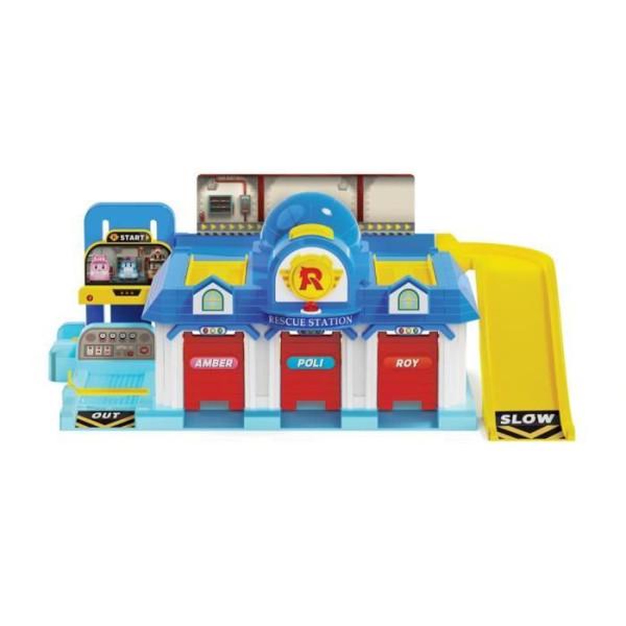 Voir la diapositive 4 : SILVERLIT Playset QG - Garage mini véhicules - SILVERLIT - 1 véhicule inclus - Des 3 ans