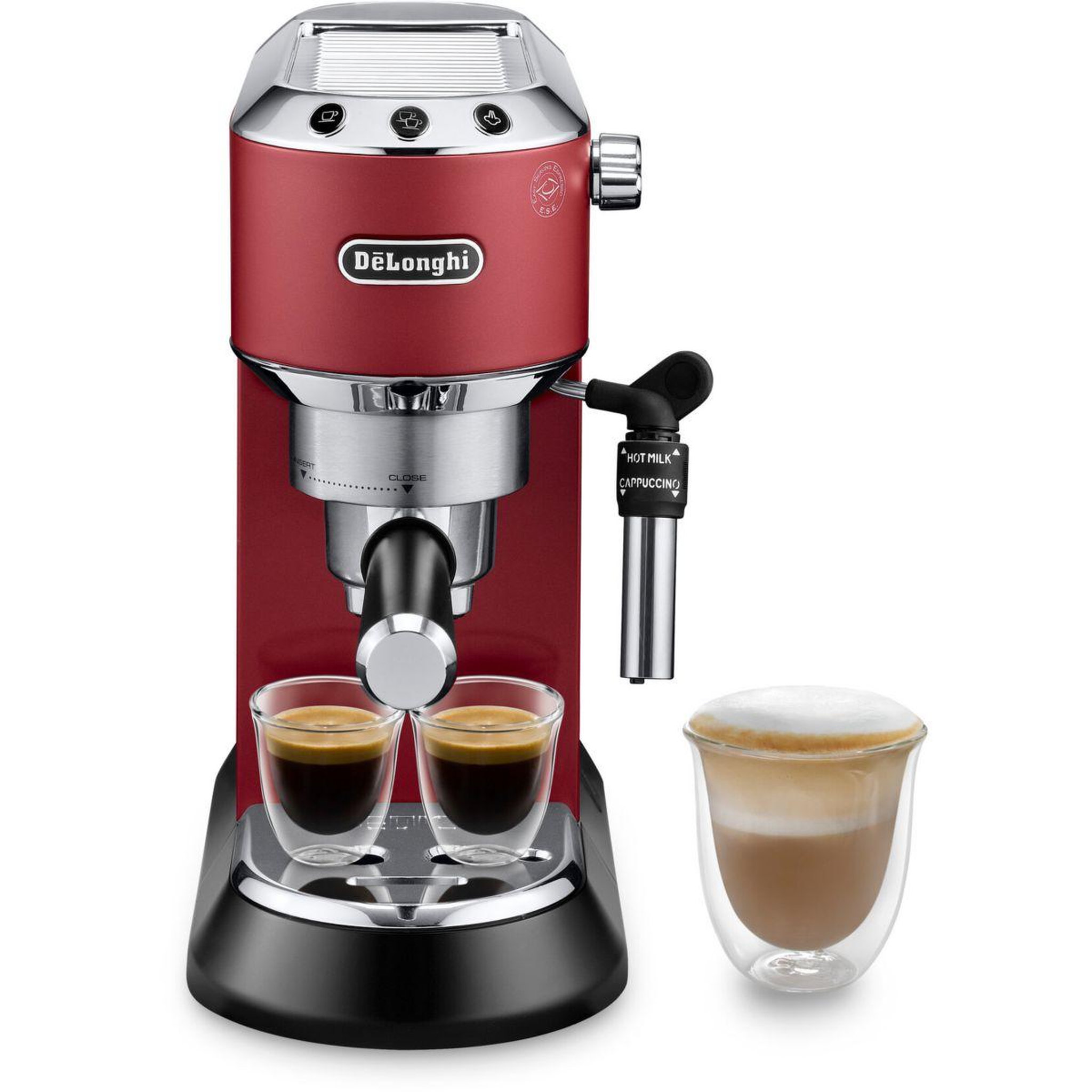 DELONGHI Machine à expresso ec695.r dedica rouge