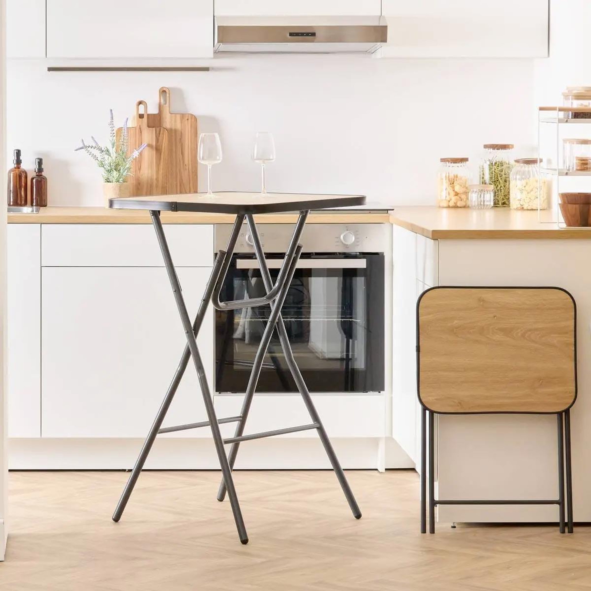 Voir la diapositive 6 : FIVE Table pliante renforcée  flexy+  48cm naturel