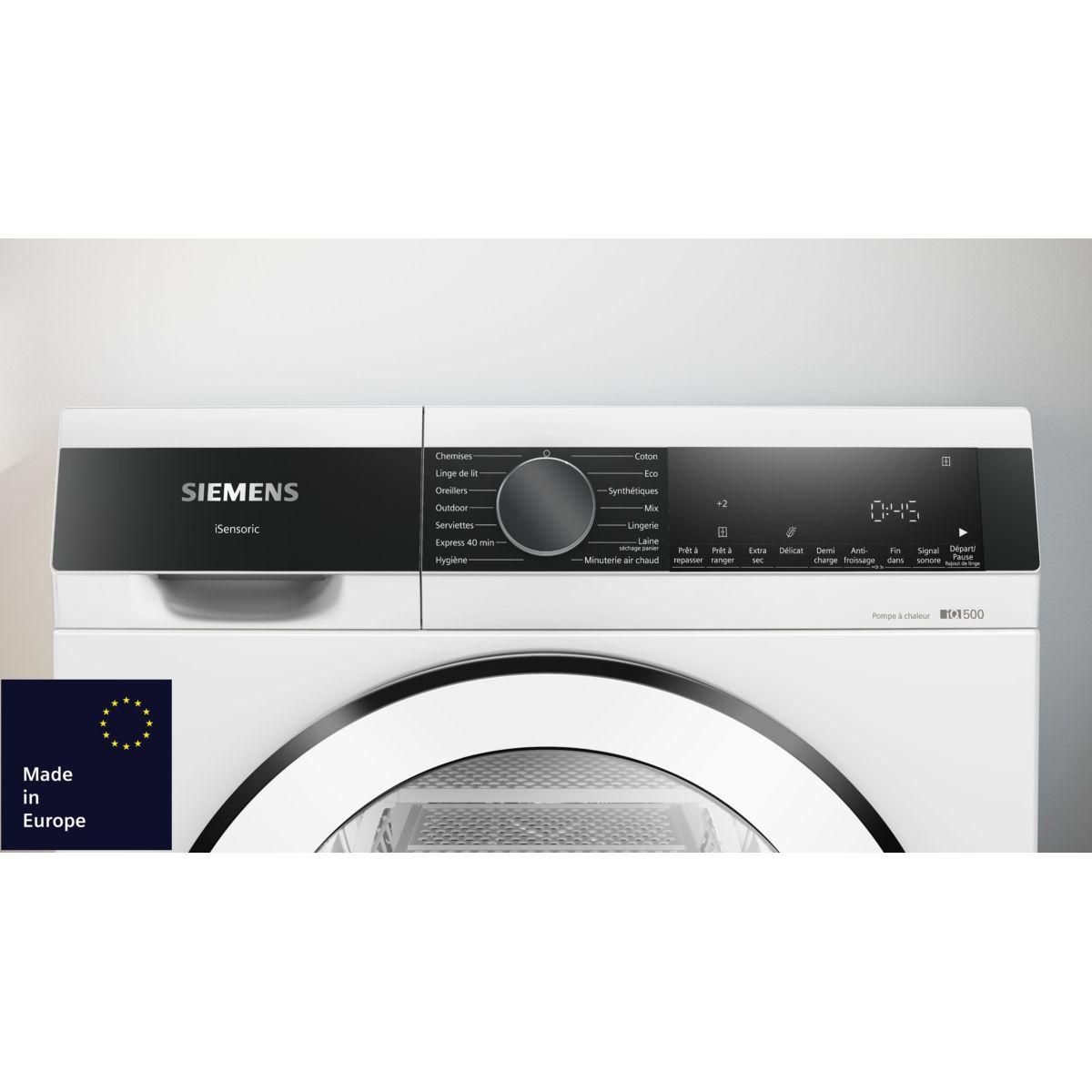Siemens Sèche linge pompe à chaleur WQ33G2DTFR