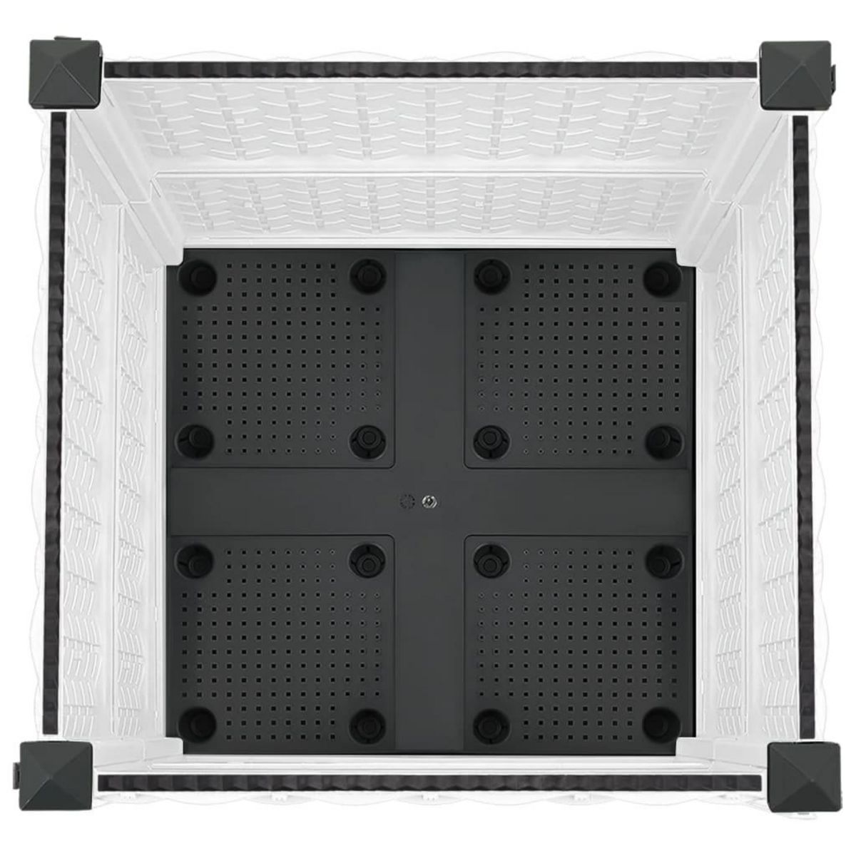 VIDAXL Lit sureleve 40x40x38 cm Polypropylene