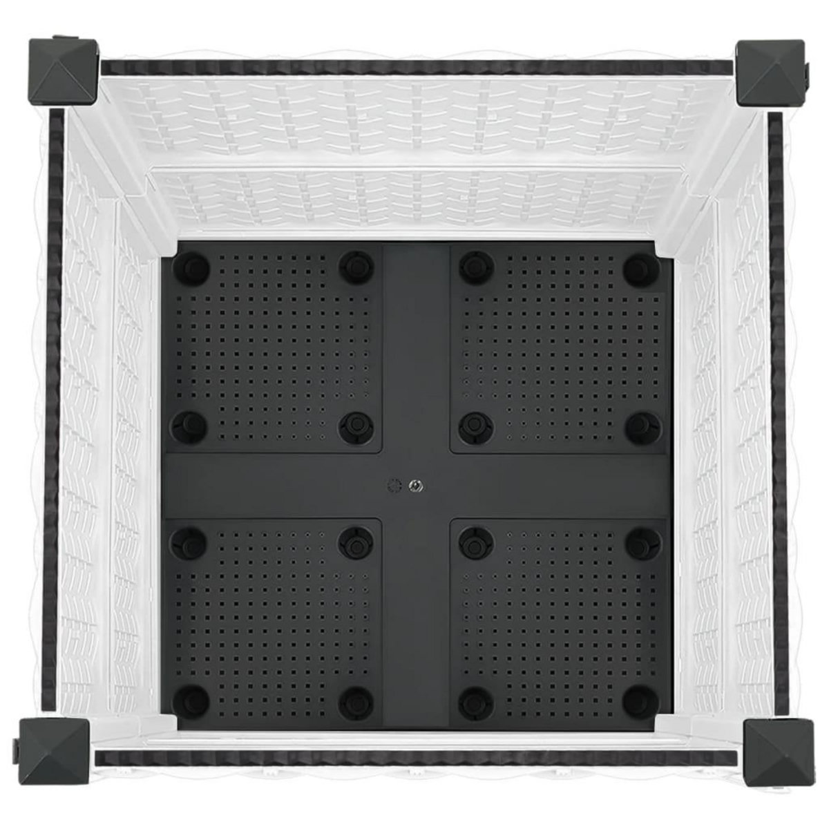 VIDAXL Lit sureleve 40x40x38 cm Polypropylene