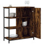 Voir la diapositive 4 : VIDAXL Buffet chene fume 70x30x80 cm bois d'ingenierie