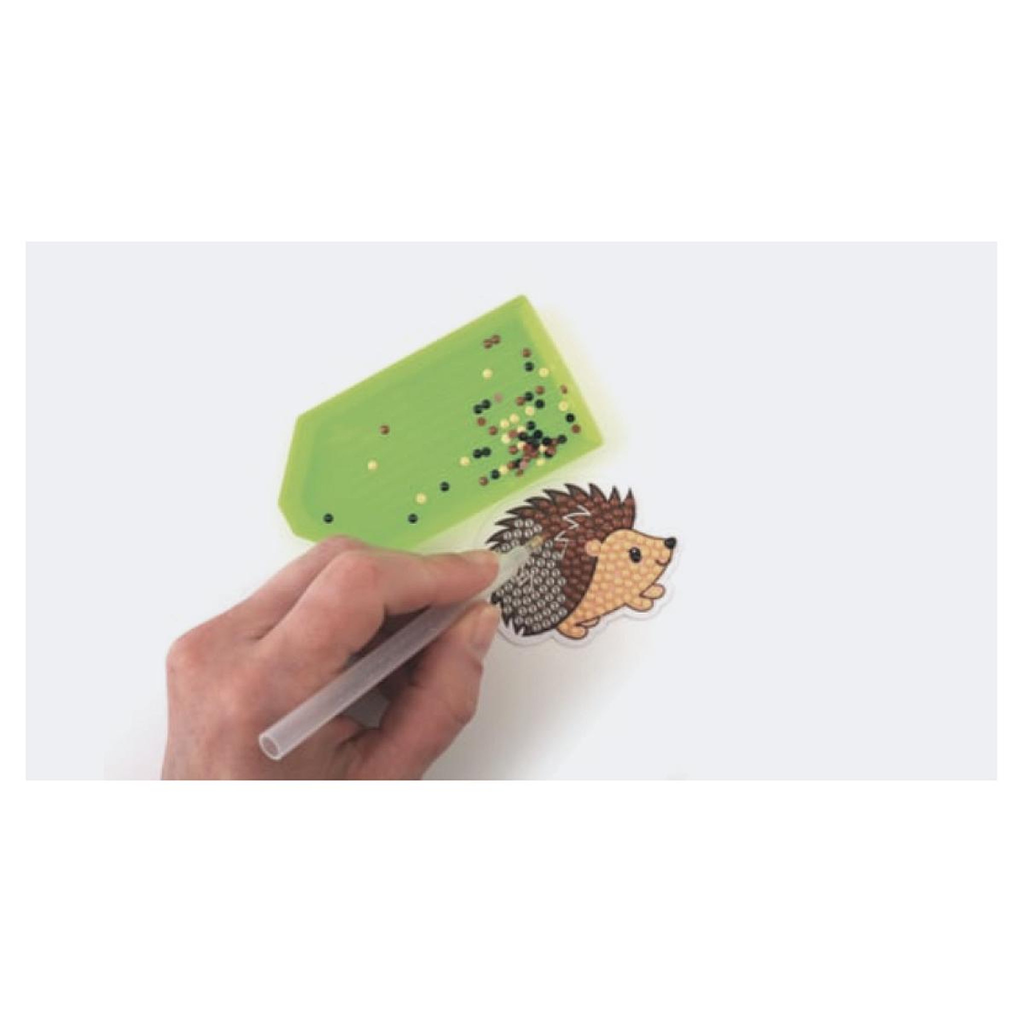 Voir la diapositive 2 : Graine créative - kit diamants mosaique sticker - herisson