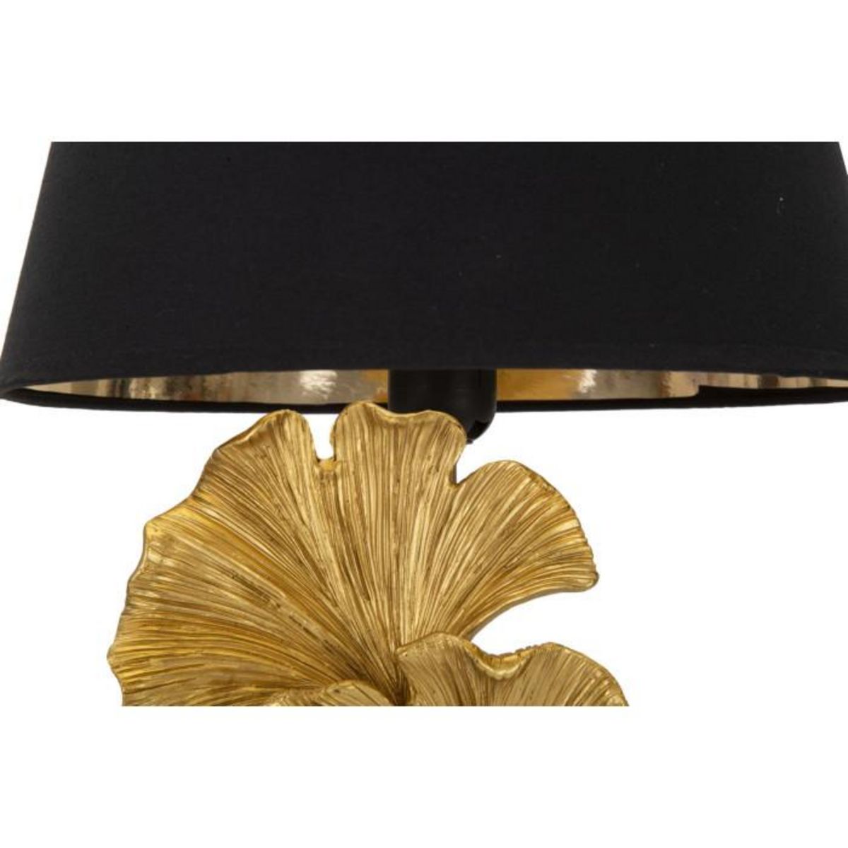 Paris Prix Lampe à Poser Design  Flow  63cm Or & Noir