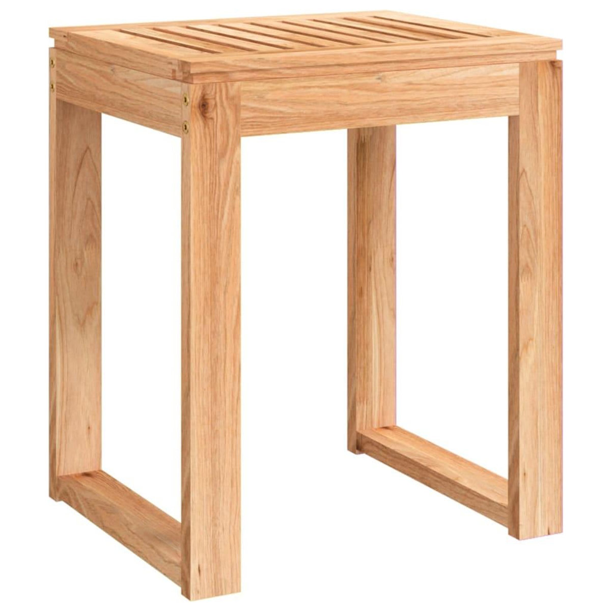 VIDAXL Tabouret de salle de bain 40x30x46 cm Bois massif de noyer