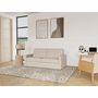 Voir la diapositive 1 : BEST MOBILIER Julia - canapé 3 places convertible express couchage quotidien 140 cm matelas 14 cm en tissu