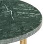 Voir la diapositive 3 : VIDAXL Table basse Vert 40x40x40 cm Pierre veritable et texture marbre