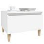 Voir la diapositive 5 : VIDAXL Tables d'appoint 2 pcs Blanc 50x46x35 cm Bois d'ingenierie