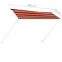 Voir la diapositive 6 : VIDAXL Auvent retractable 300x150 cm Orange et marron