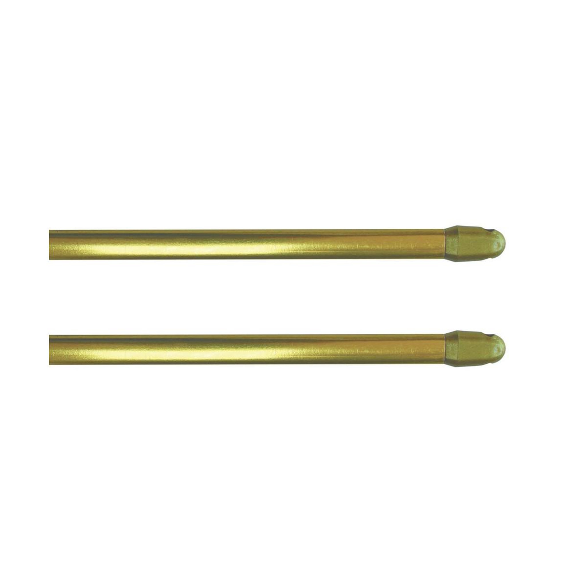 Douceur d'Intérieur Lot de 2 tringles extensibles  safi  60-80cm or