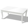 Voir la diapositive 2 : VIDAXL Table basse 100x60x42 cm Blanc brillant