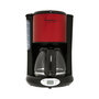 Voir la diapositive 1 : MOULINEX Cafetière programmable FG362D10 inox rouge