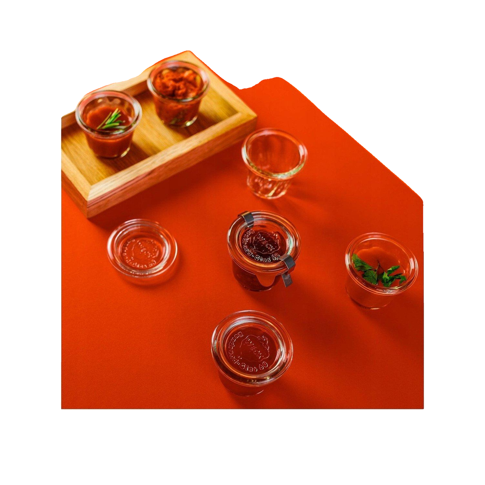 Voir la diapositive 3 : We Bocaux Weck 280 ml en verre sodocalcique transparent