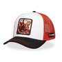 Voir la diapositive 1 : CAPSLAB Casquette trucker avec filet Attack des Titans