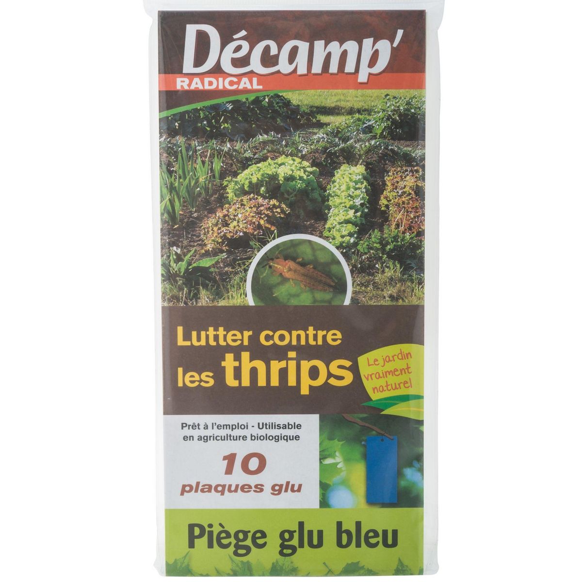 Decamp radical Piège naturel bleu à glu bleu contre les thrips