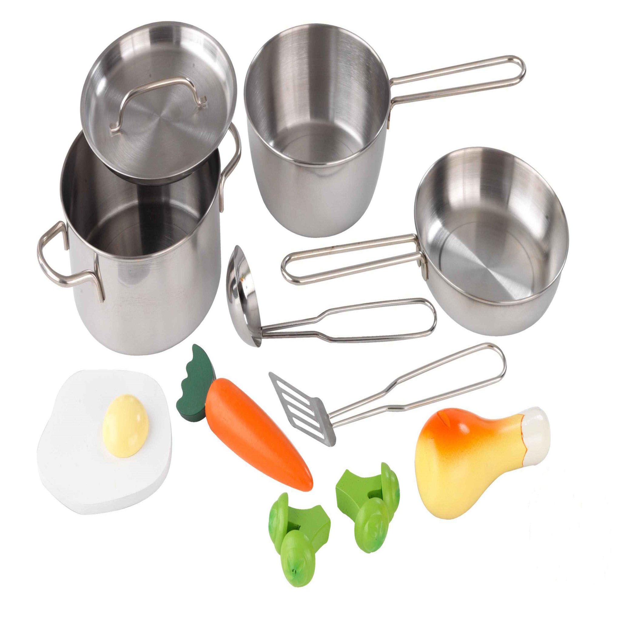 Voir la diapositive 1 : Kidkraft Batterie de cuisine en métal