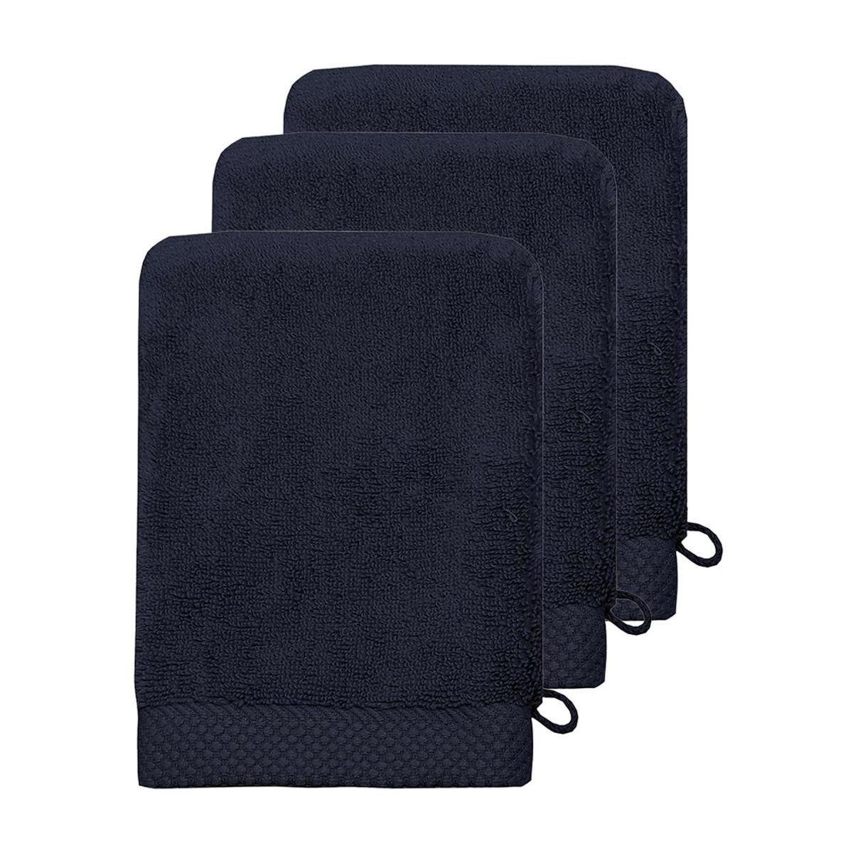Sensei Maison 3 gants de toilette Zéro Twist 560 g/m² SENSOFT - 16x22 cm