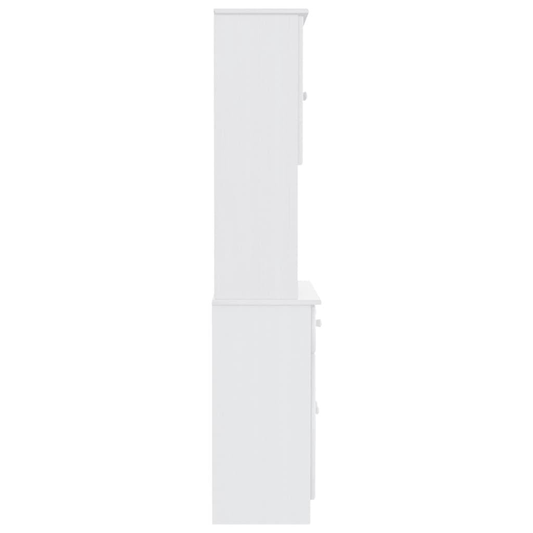 Voir la diapositive 5 : VIDAXL Buffet ALTA blanc 77x35x165 cm bois massif de pin