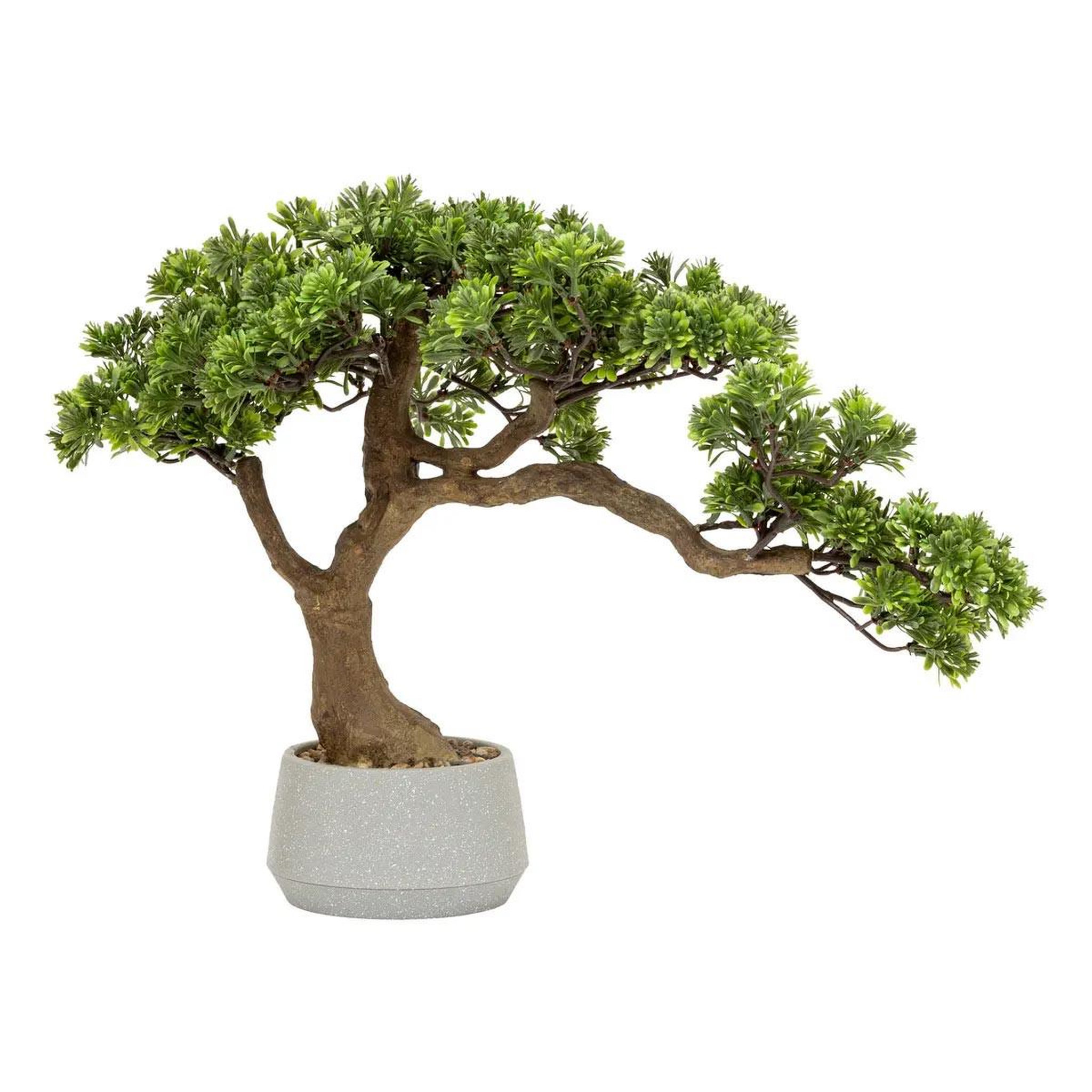ATMOSPHERA Bonsaï artificiel en pot  polin  60cm vert