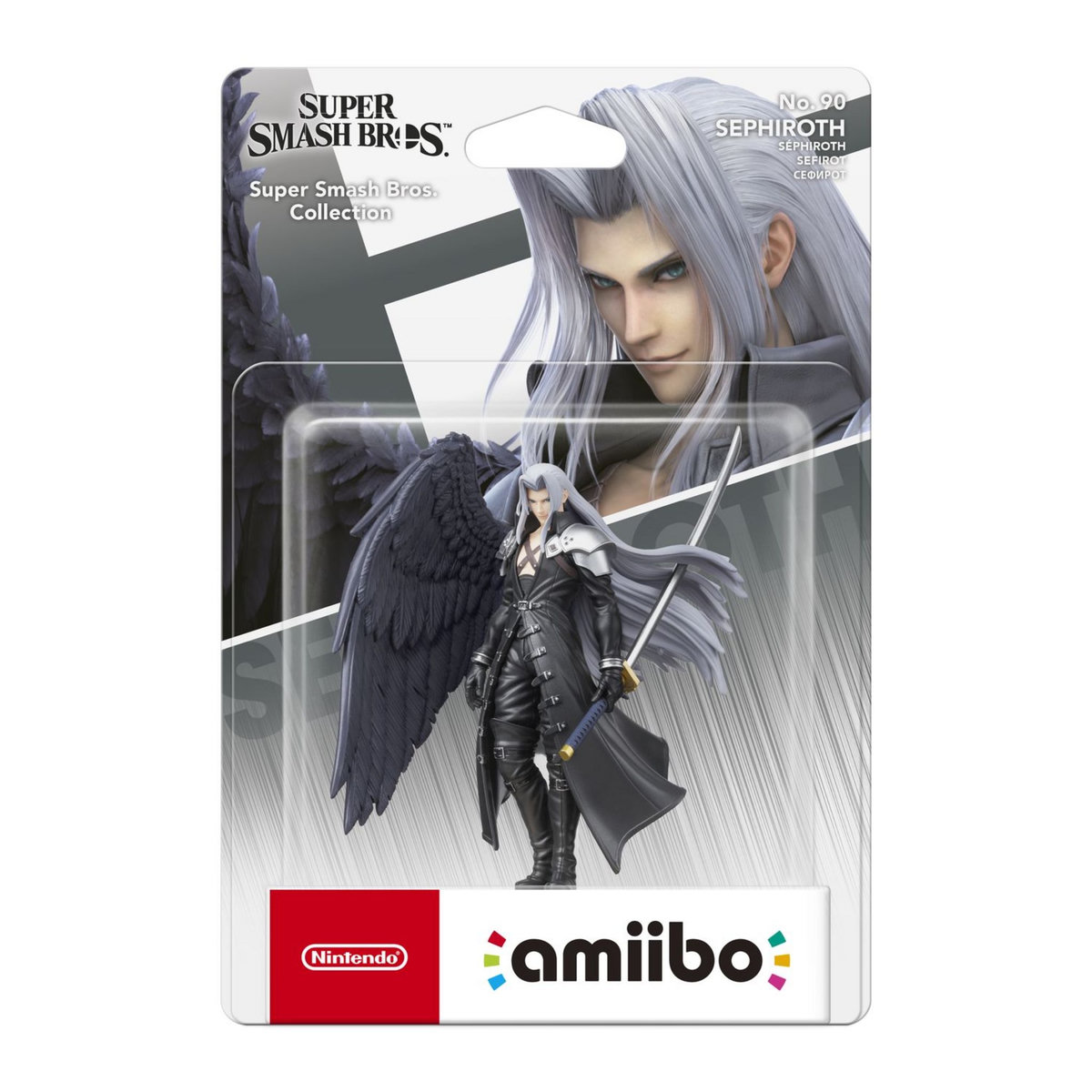 Figurine amiibo n° 90 Smash Sephiroth