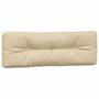 Voir la diapositive 4 : VIDAXL Coussins de palette lot de 7 beige tissu