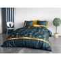 Voir la diapositive 3 : ATELIER DU COTON Parure housse de couette 100% coton 57fils ginko