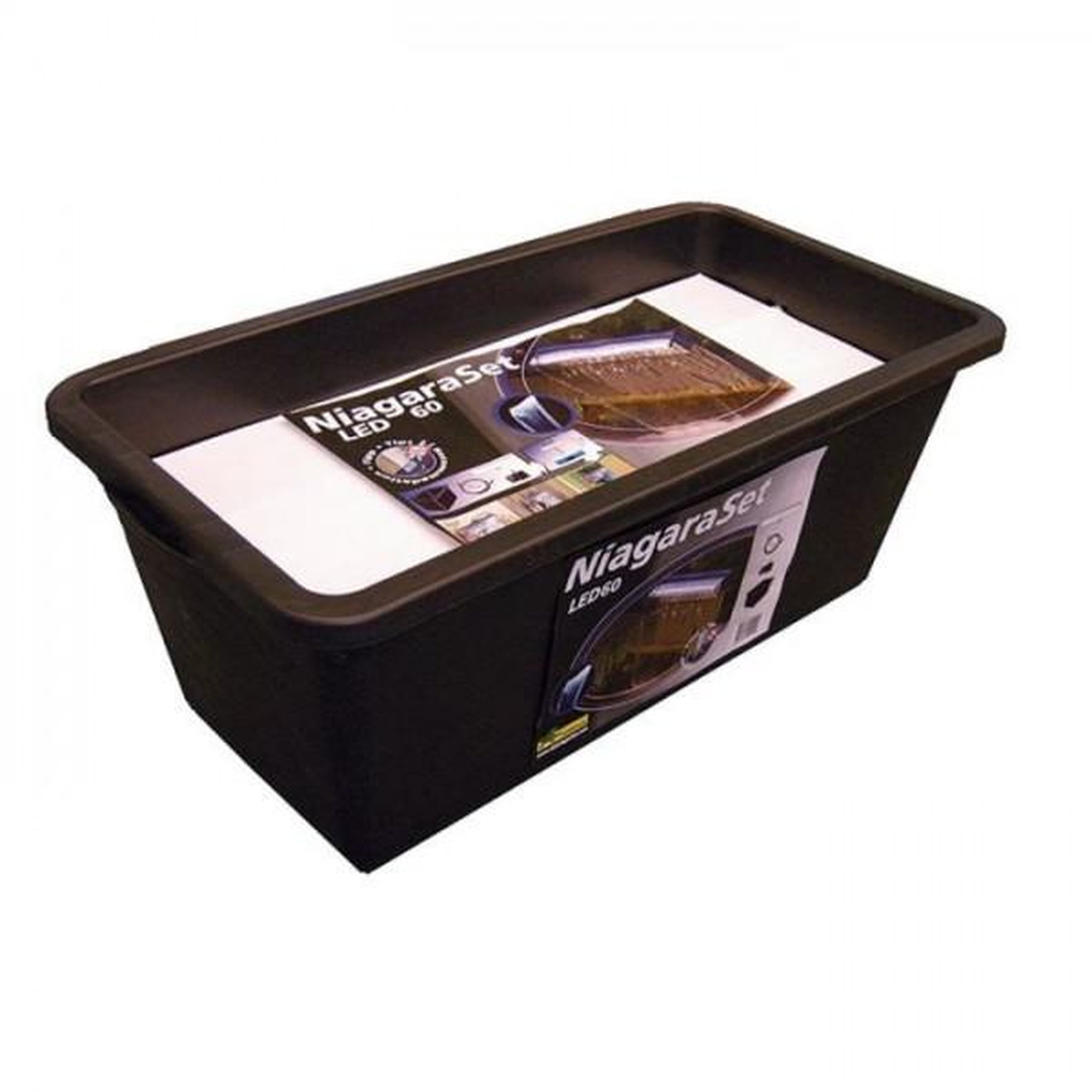Voir la diapositive 2 : Ubbink Ubbink Ensemble de cascade Niagara 60 cm LED avec pompe 401379