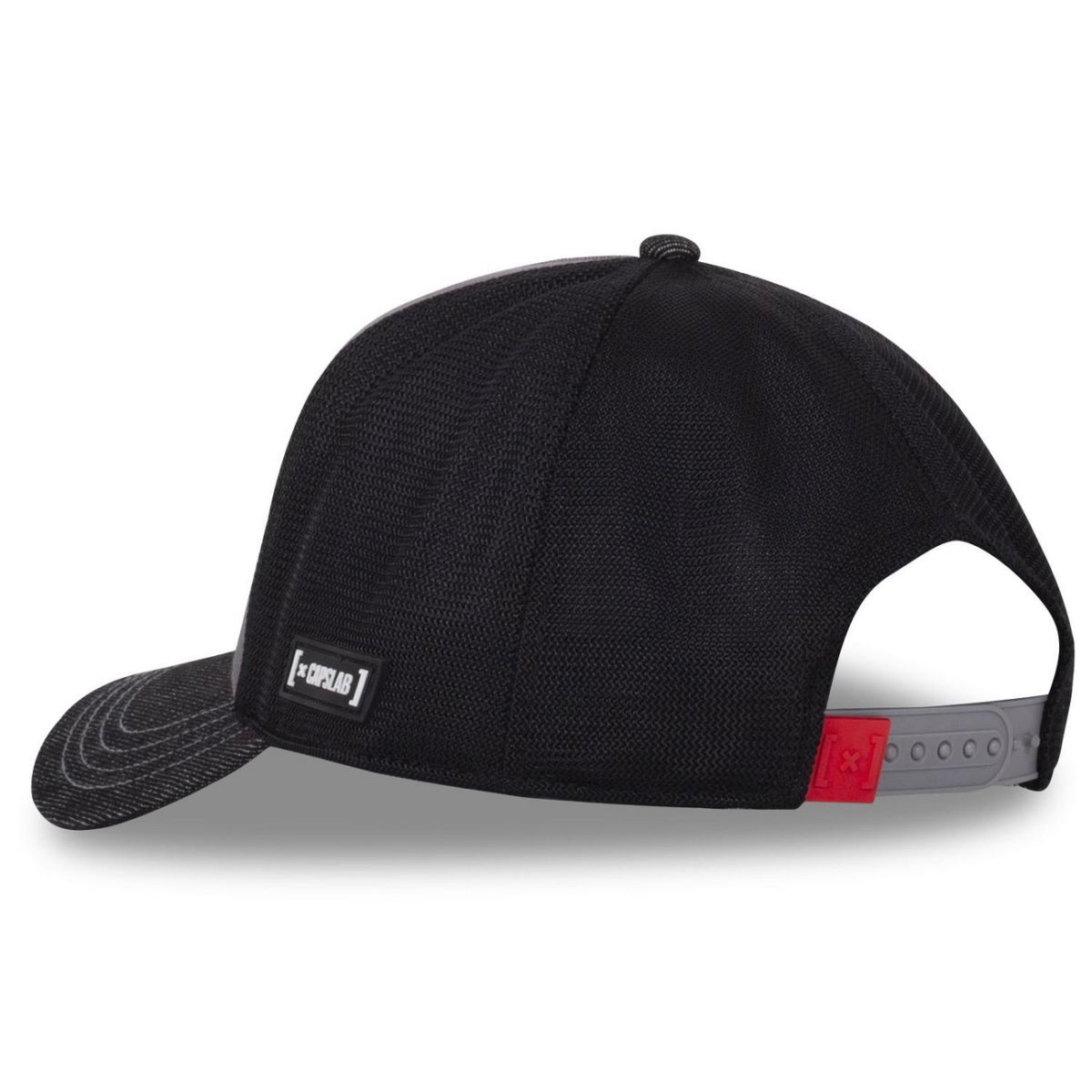 CAPSLAB Casquette homme trucker effet denim finitions premium Looney Tunes