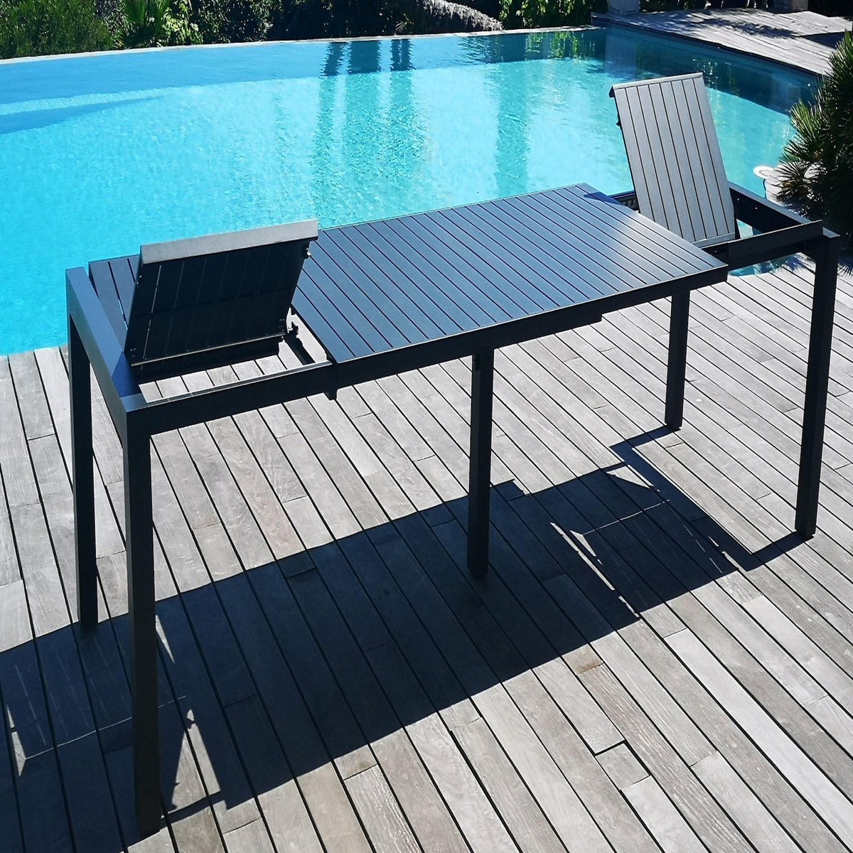 Givex Table de jardin XXL extensible - PRISMA