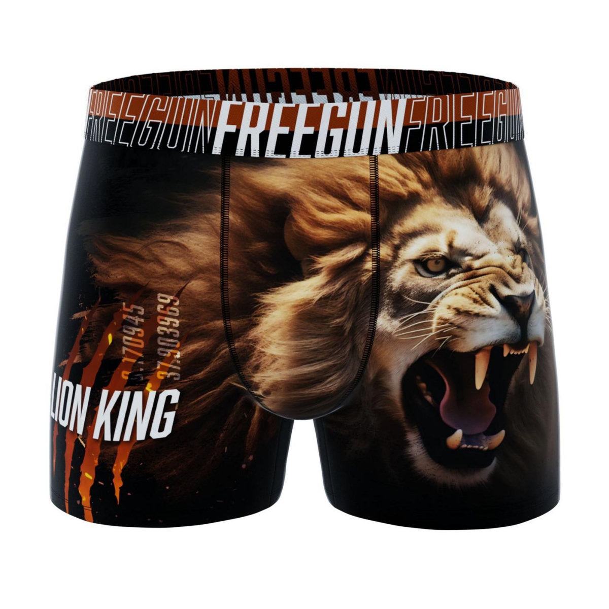 FREEGUN Lot de 5 boxers homme Wild Animals
