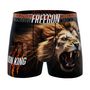 Voir la diapositive 3 : FREEGUN Lot de 5 boxers homme Wild Animals