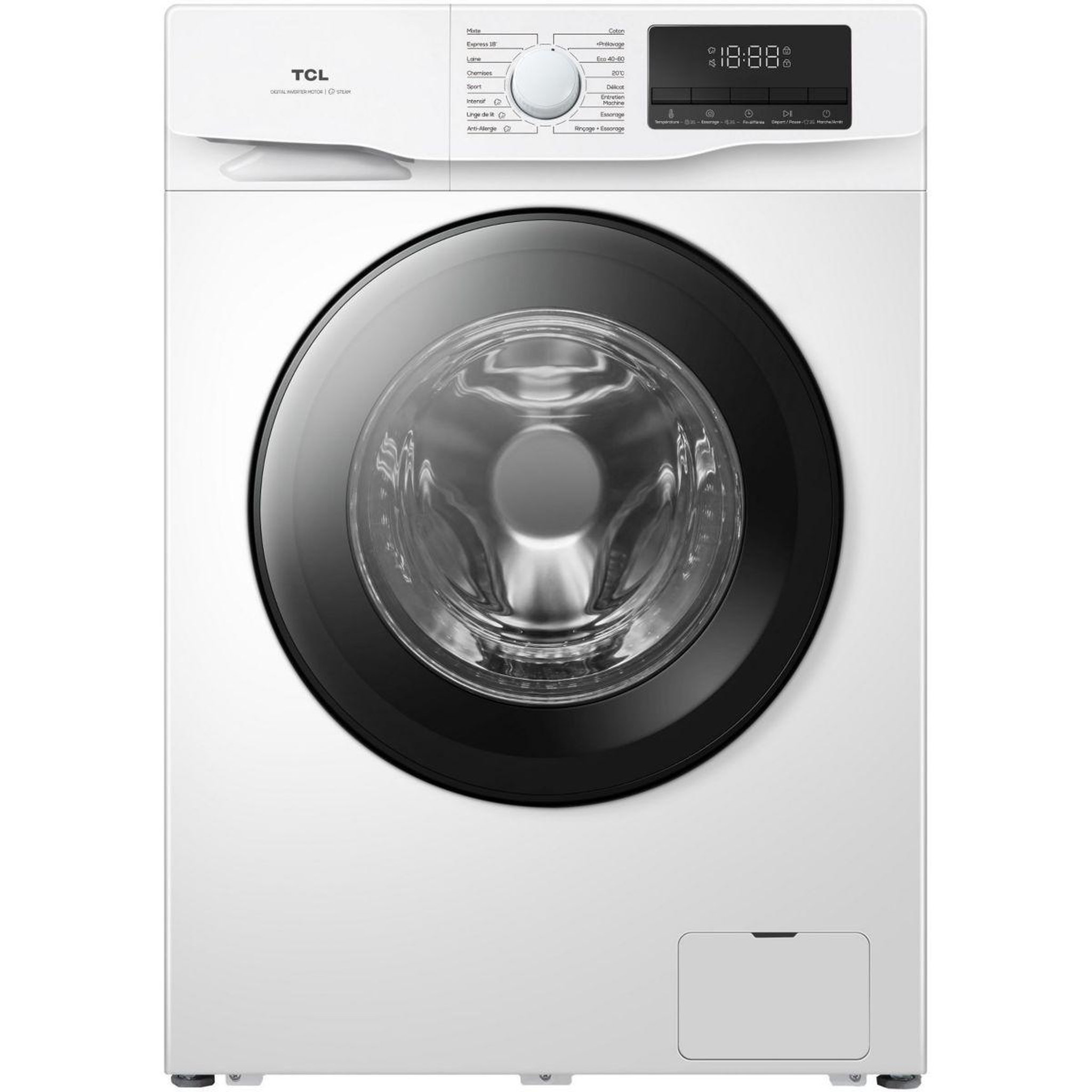 Voir la diapositive 1 : TCL Lave linge hublot FF0812WA0FR