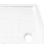 VIDAXL Receveur de douche avec picots Blanc 80x100x4 cm ABS