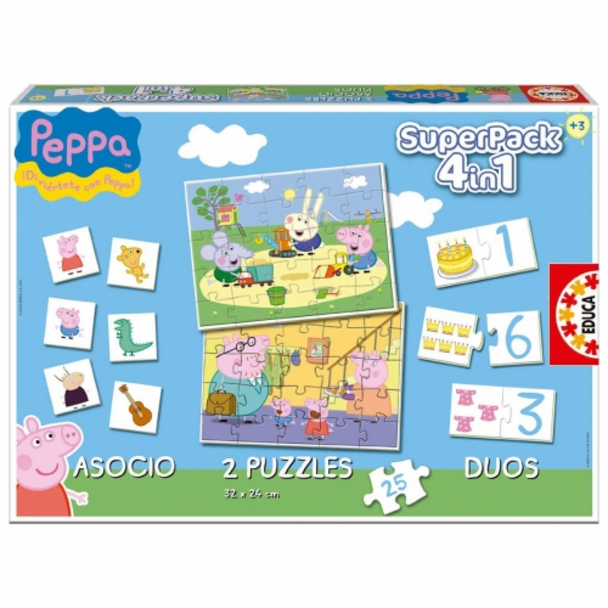 EDUCA Superpack 4 jeux en 1