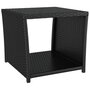 Voir la diapositive 5 : VIDAXL Ensemble de salon de jardin 2 pcs noir poly rotin et acier