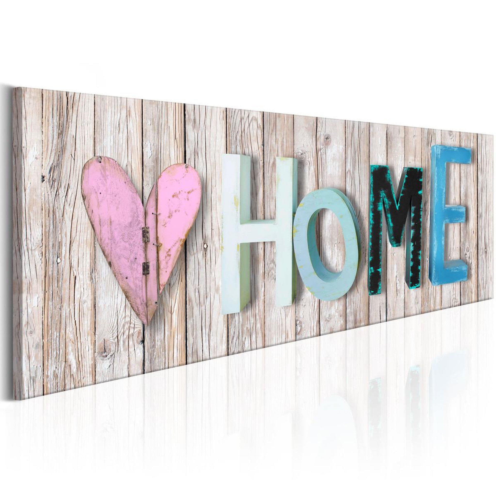 Paris Prix Tableau imprimé  colourful cottage. Coloris disponibles : Multicolore
