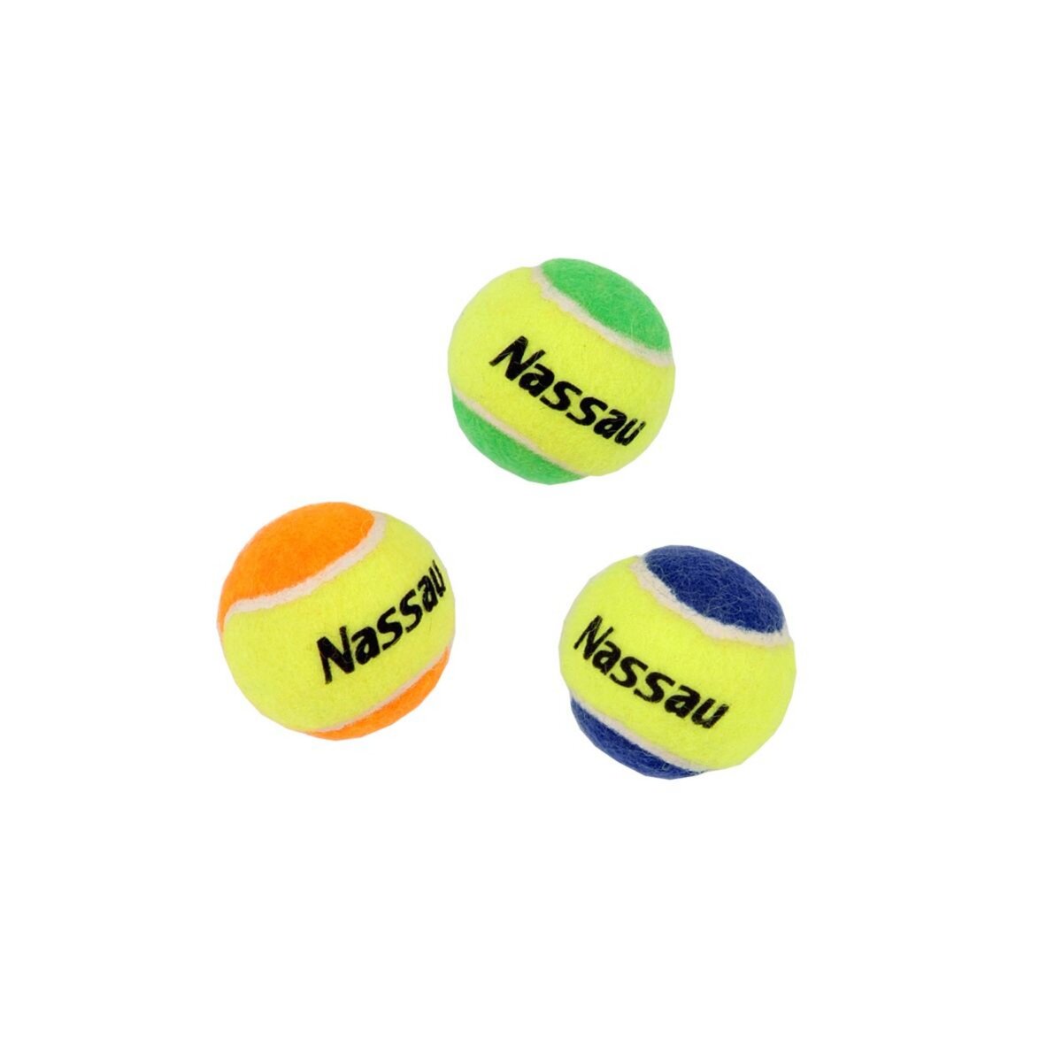 3 mini balles de tennis - NASSAU