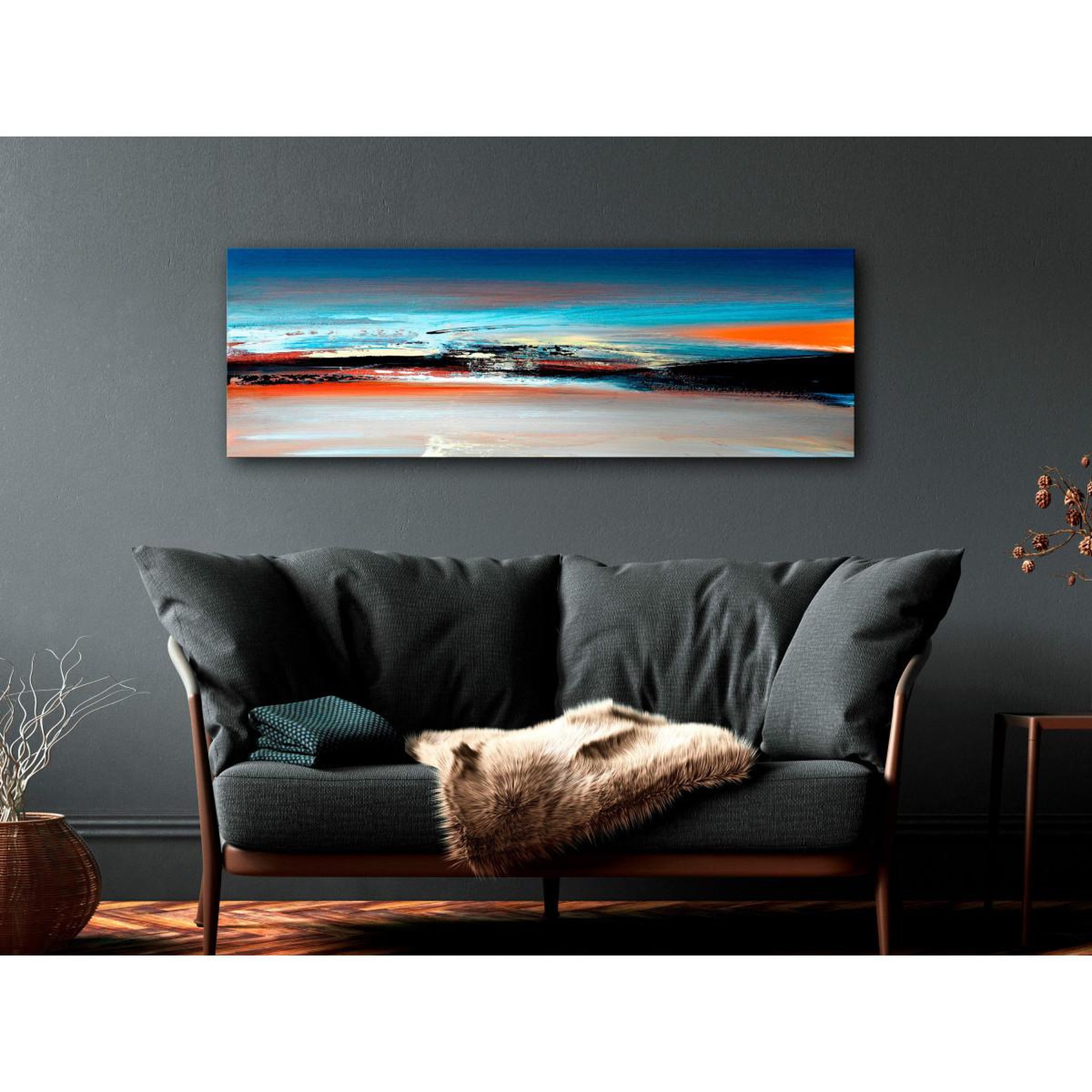 Voir la diapositive 2 : Paris Prix Tableau imprimé  landscape at dawn narrow