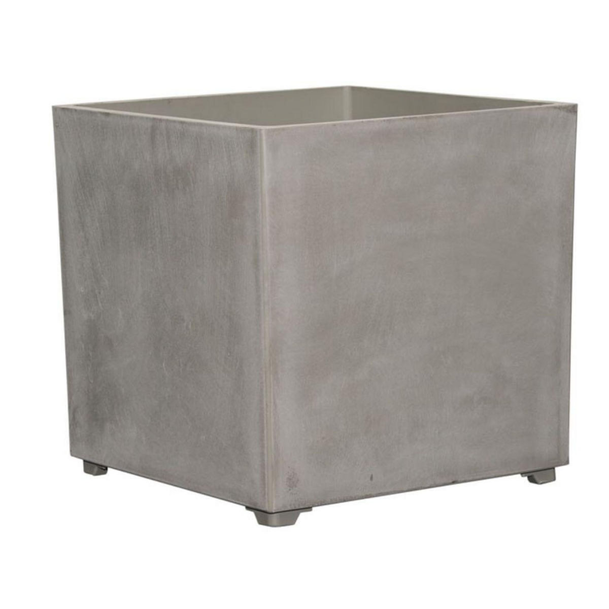 ART PLAST Pot de Fleur Carré Gris 50L 40x40cm - Jardinière Extérieure Balcon Terrasse Jardin ARTPLAST