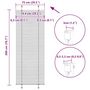 Voir la diapositive 6 : VIDAXL Store plisse rose 75x200 cm largeur du tissu 74,4 cm polyester