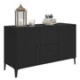 Voir la diapositive 4 : VIDAXL Buffet noir 100x36x60 cm bois d'ingenierie