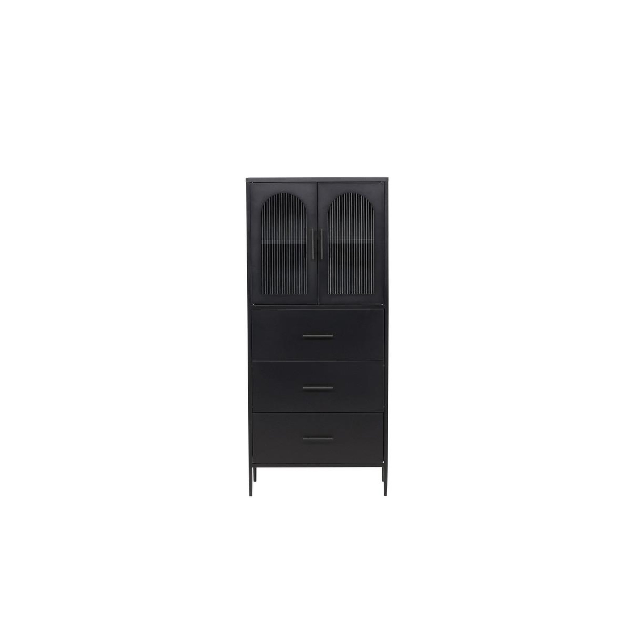 Voir la diapositive 2 : Paris Prix Vaisselier design en métal  la paz  160cm noir