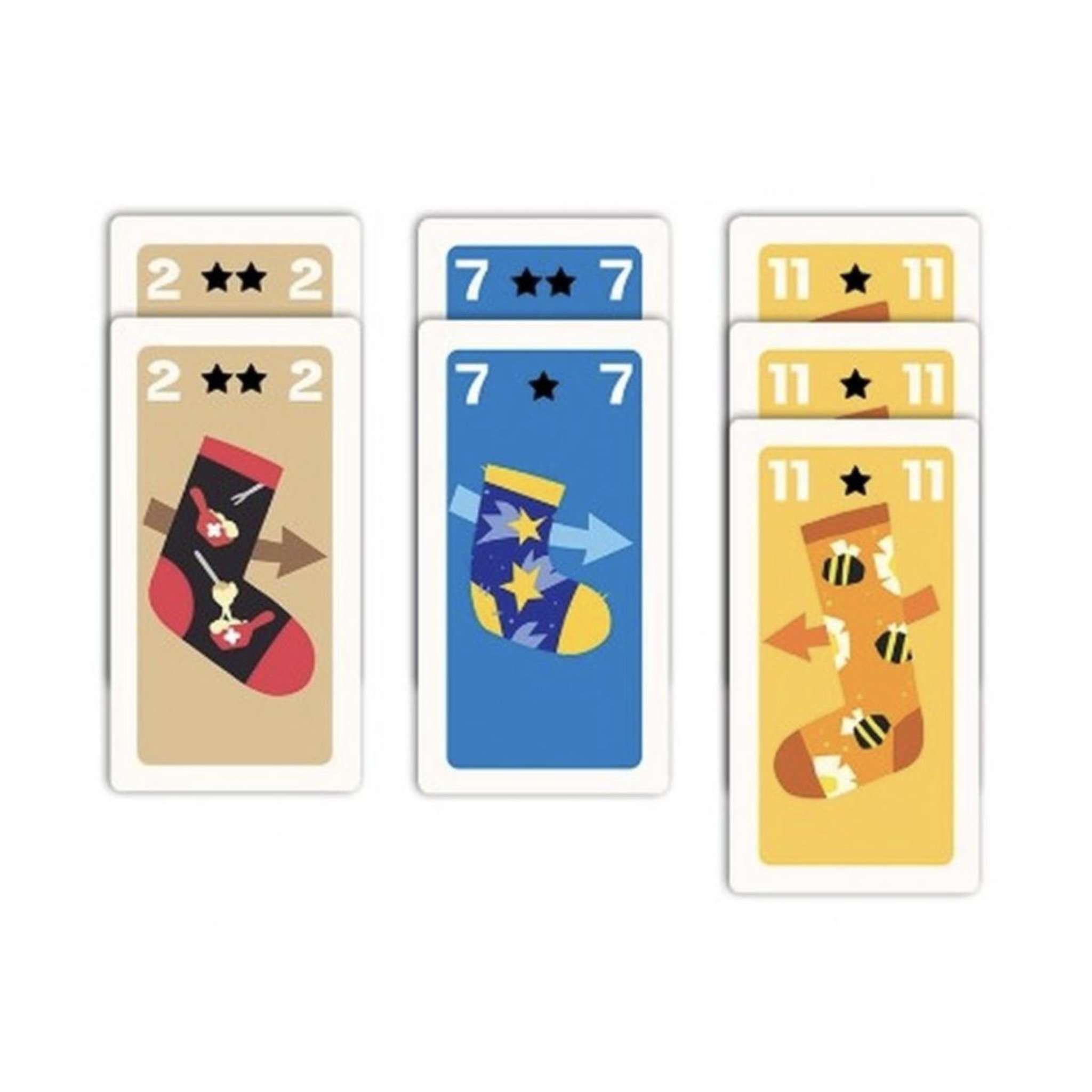Voir la diapositive 2 : Helvetiq Oh my socks ! - jeu de cartes
